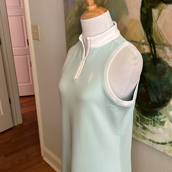 Tail Active dress with white trim MEDIUM seahorse logo Pickleball tennis golf - Picture 4 of 16